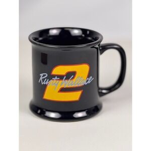 Rusty Wallace #2 NASCAR Ceramic Coffee Mug – Collectible Racing Memorabilia
